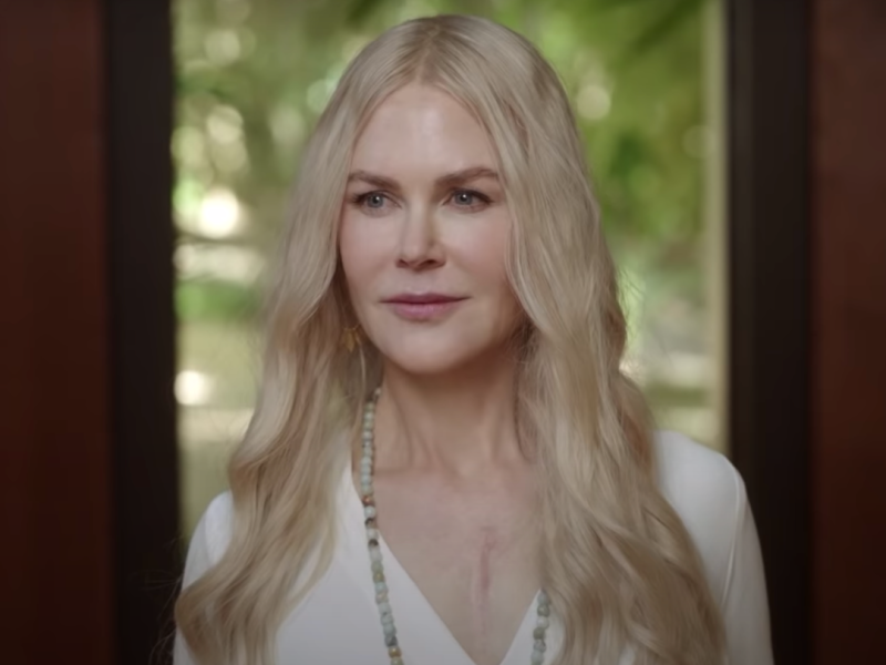 A still of Nicole Kidman in the Nine Perfect Stangers teaser.
