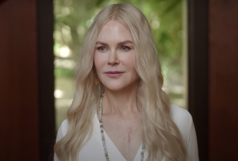 A still of Nicole Kidman in the Nine Perfect Stangers teaser.