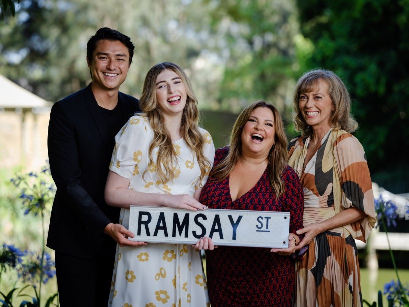 The cast of Melbourne-shot Neighbours. (Image: Jane Zhang)
