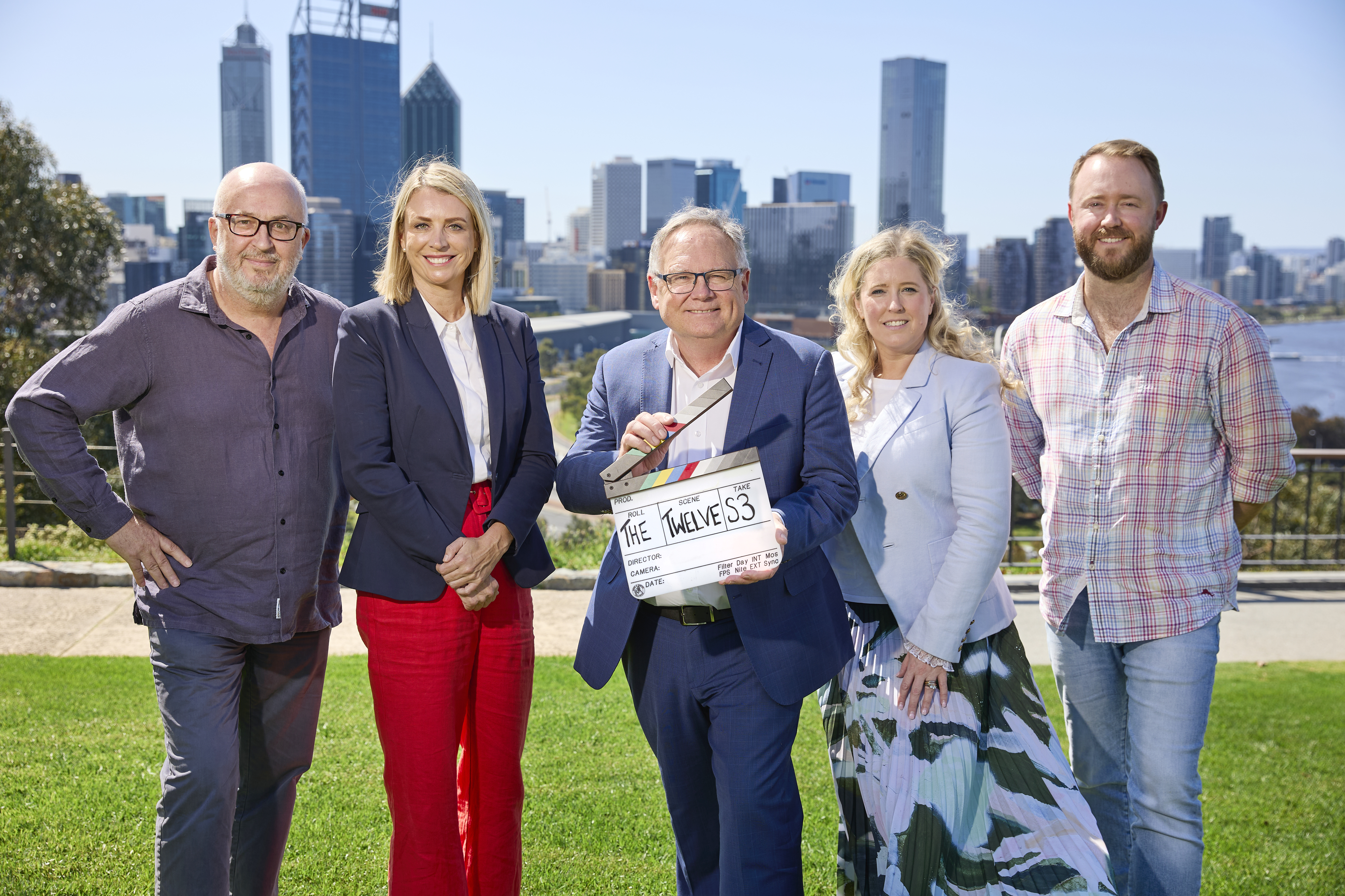 Ian Collie, Rikki Lea Bestall, Hon David Templeman, Alison Hurbert Burns and Hamish Lewis. Photo: Liang Xu.